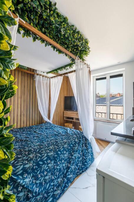 Ferienwohnung Proche Paris - Style Bali 350 M Gare Mantes Exterior foto